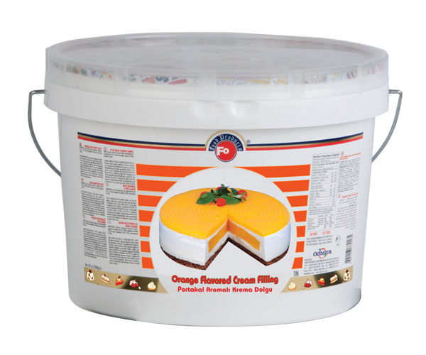 FO FİLLİNG KREMA M.PARÇACIKLI PORTAKAL AROMALI 5kg