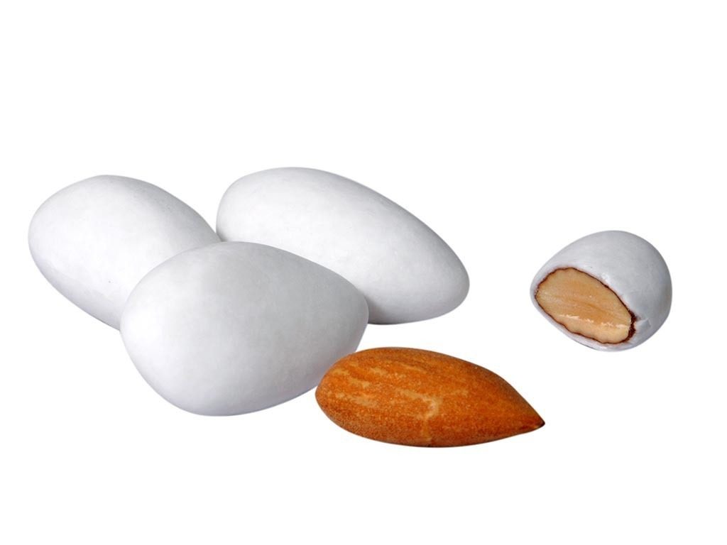 DRAJE BADEM ŞEKERİ BEYAZ (1 NO) 5KG