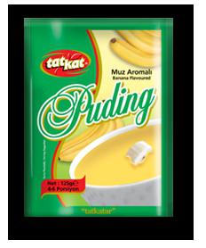 TATKAT PUDİNG MUZLU 125GR*12 ADET