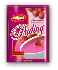 TATKAT PUDİNG ÇİLEKLİ 125GR*12 ADET