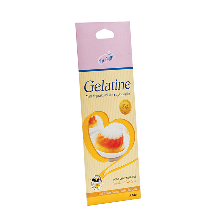 JELATİN YAPRAK 5adetli GUSTO