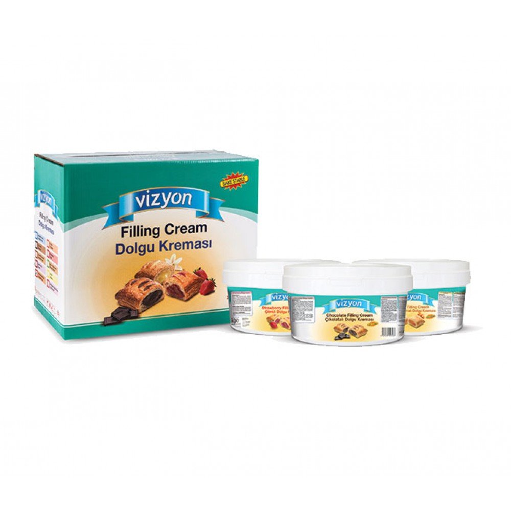 VİZYON DOLGU KREMA ÇİKOLATALI 6KG*6AD