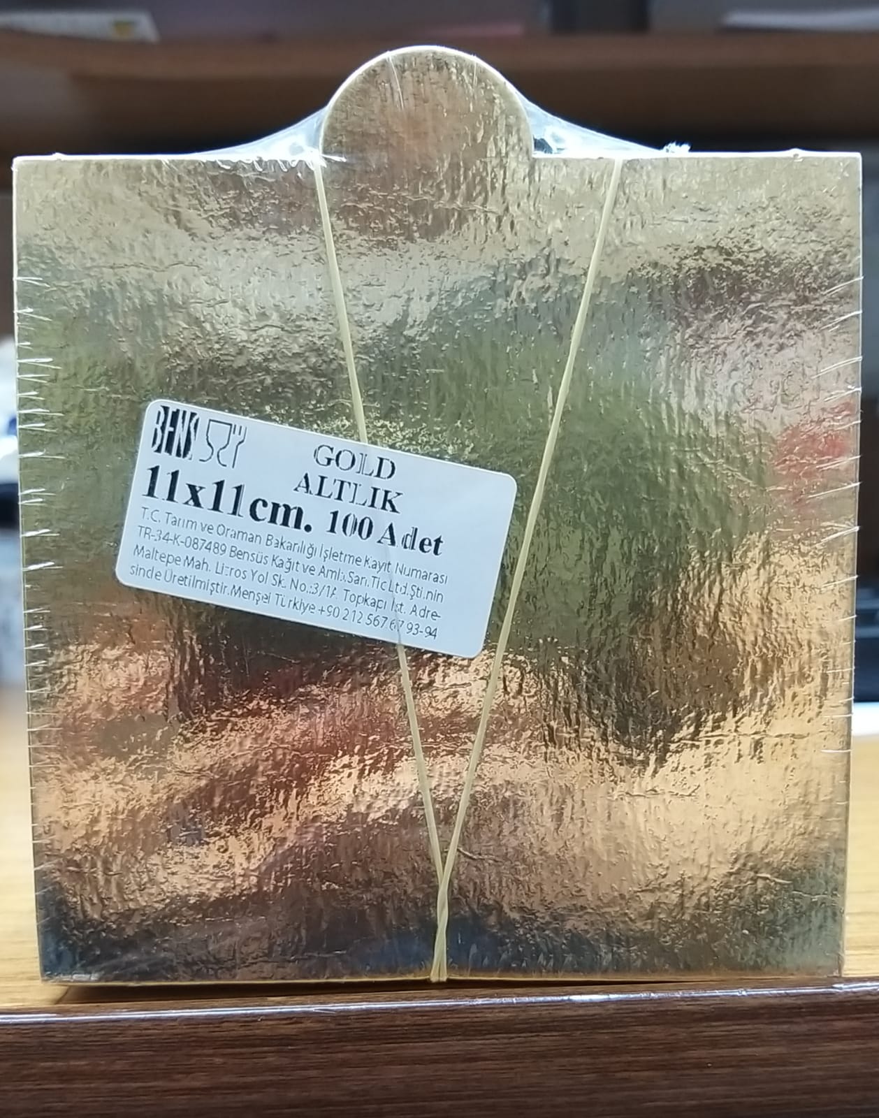 TURTA GOLD 11cm KALIN YUVARLAK Dilim 50ad*1pk BENS