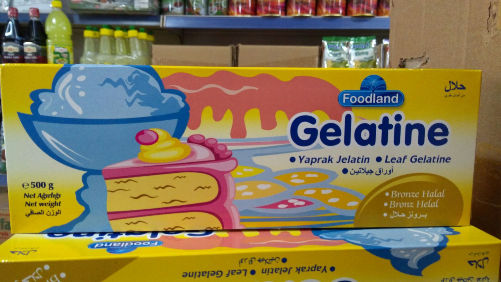JELATİN YAPRAK FOODLAND 1 KG