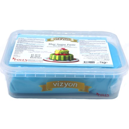 VİZYON ŞEKER HAMURU FUŞYA 1kg*16ad