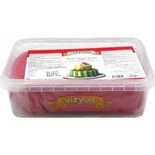 VİZYON ŞEKER HAMURU MOR 1kg*16ad